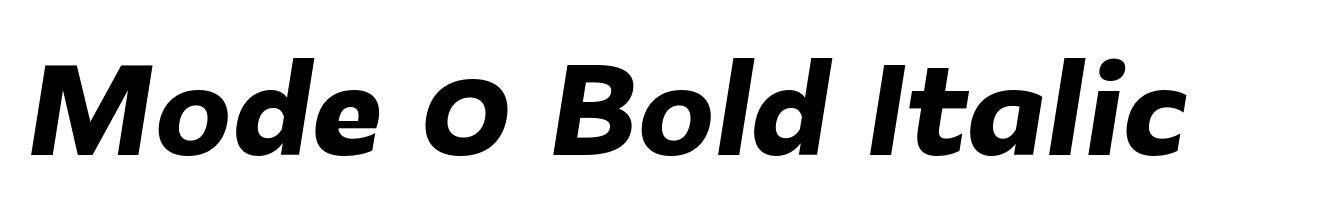 Mode 0 Bold Italic